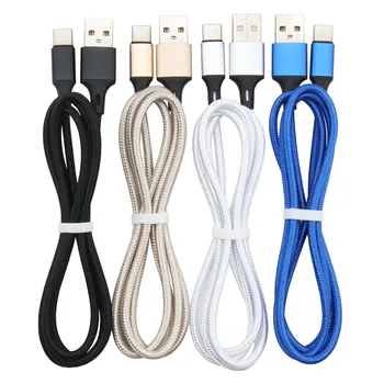 Кабел USB Type C дължина 1 m, 2 M, 3 M за iPhone Samsung Xiaomi Micro Usb, Android телефон, кабели за бързо зареждане, кабел, кабел, линия за предаване на данни Type-C