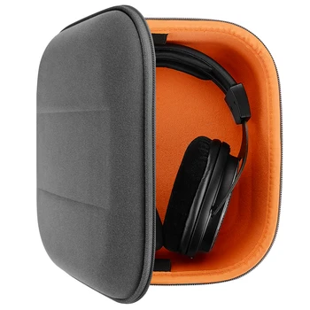 Калъф за слушалки Geekria за слушалки голям размер, работа на смени защитна чанта за носене в твърда черупка