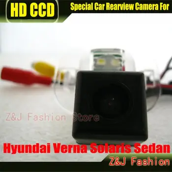 Камера за обратно виждане на автомобила Обратна резервната камера за задно виждане парковочная камера CCD CCD за Hyundai Solaris Verna камера нощен версия