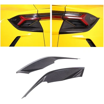 Карбоновая рамката на задния стоп на колата, тампон върху рамката на задното фенер, стикер за довършване на задната лампа, аксесоари за Lamborghini URUS 2018-2021