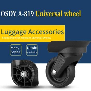 Колело за куфара, универсална смяна на джанти, подходяща за универсална колесната колички OSDY A-819, аксесоари за куфара, ролка