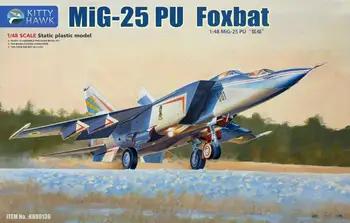 Комплект за сглобяване на модели Kitty Hawk KH80136 1/48 Mig-25 ПУ Foxbat, Издаден през 2019 г., в ограничен брой
