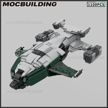 Космически Кораб MOC Градивен елемент на Модел на линеен кораб САМ Тухли Фрегата Боец Коледен Подарък за Сглобяване на Играчки, Подарък За Рожден Ден