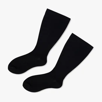 Летни черно-бели чорапи фини обикновена чорапи средно цвят с дрямка от летните ледени отглеждане