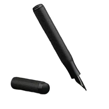 Луксозна метална писалка Джоба на мастило химикалки Spin EF/F Черни връх Бизнес офис Ученически пособия Писмена дръжка Kawaii