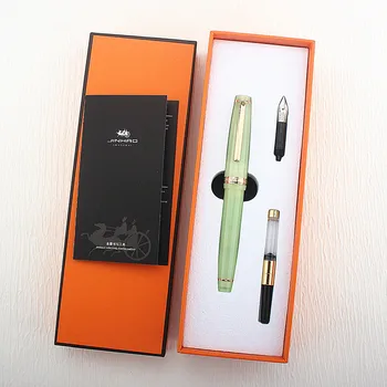 Луксозно бизнес акрилна писалка JinHao 82, цветна дръжка, на върха на 0,5 мм, дръжка за калиграфия, канцеларски материали, дръжка за калиграфия Fude