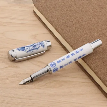 Маркова керамични писалка, нова китайска живопис на Конфуций, среден на върха на 0,7 мм, мастило химикалки, бизнес офис учебни материали, пишещи средства