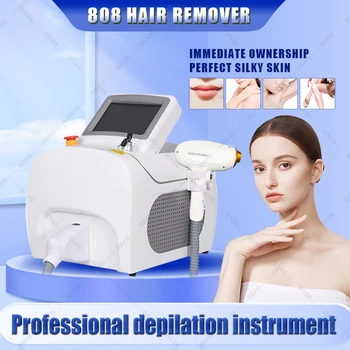 Машина за премахване на косата лазерни диода цена 600в премахване на косата лазерни диода лазер с дължина на вълната 755нм 808нм 1064нм 3 преносима постоянна
