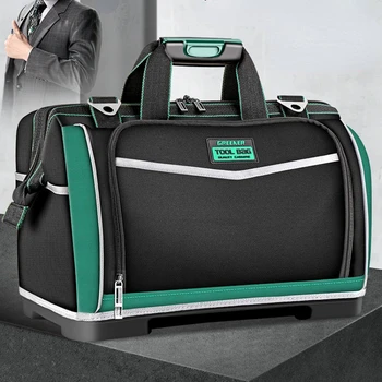 Многофункционална чанта за инструменти, водоустойчива чанта за инструменти, регулируема презрамка, сгъваеми износоустойчиви чанти за инструменти Durableelectric
