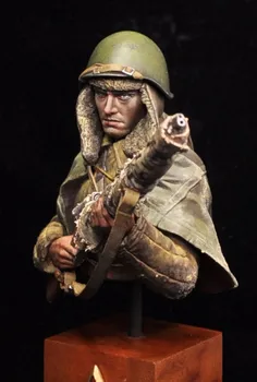Модел войник от лята смола, модел, които изискват покритие, бюст от смола, безплатна доставка