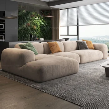 Модерен разтегателен диван за хол на 3 места, пяна Xxl, разтегателен за възрастни, дизайнерски дълъг диван, фотьойл, разтегателен Sala De Estar, украса за интериора