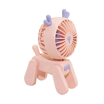 Можете да използвате малък настолен вентилатор, постоянен настолен мини вентилатор за възрастни и деца, за пътуване на открито (розов)