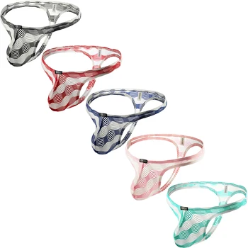 Мъжки прозрачно бельо-прашки iKingsky, секси тениска с ниска засаждане под са хранителните пликчета за мъже