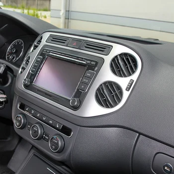 На изхода на климатика на арматурното табло на автомобила вентилационна решетка задна вентилационни отвори за VW Tiguan 2013-2016