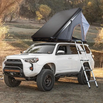 Най-бързият открит къмпинг Пътуване ABS твърд корпус suv палатката на покрива на автомобила триъгълна палатка