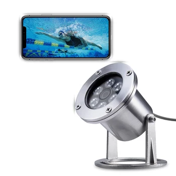Най-добре продаваният IP камера за подводен риболов с интелигентен индукционным осветление от неръждаема стомана 304 През 2023 г. може да бъде постоянно инсталирана