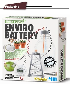 Направи си САМ Green Science Enviro Battery Kit Чудесна играчка за Развитие на деца в подарък на Модела Комплекти Новост Безплатна доставка