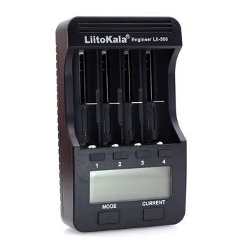 Нов Liitokala lii500 Умен Универсален LCD дисплей LI-ion NiMH AA AAA 10440 14500 16340 17335 17500 18490 17670 18650 и Зарядно устройство