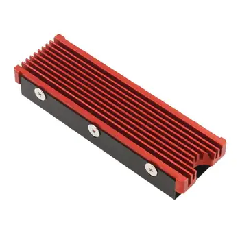 Нов охладител за радиатора M. 2 NVMe/NGFF SSD с ребра за охлаждане на радиатора с силиконовата подложка термопластичной