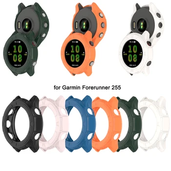 Нов силиконов защитен калъф за часовник Garmin Forerunner 255 S калъф от TPU, защитен калъф, устойчив на надраскване броня, корпус