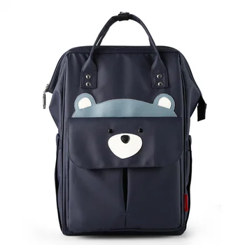 Нова чанта за памперси, раница, мультяшная детска чанта, луксозна марка чанта за памперси, просторен водоустойчив скъпа раница, богат на функции