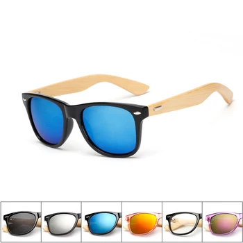 нови бамбукови слънчеви очила, дамски дървени слънчеви очила, маркови дизайнерски огледални оригинални слънчеви очила gafas de sol de