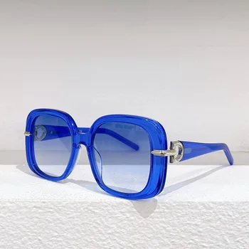 Нови слънчеви очила ръчно изработени SF1058S, козирка за улицата, слънчеви очила с uv400 в голяма квадратна рамка, модерен ацетатные очила луксозна марка