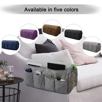 Новият подлакътник за дивана, подвесная чанта за съхранение, организатор и за подлакътник, държач на дистанционното управление за телевизора, органайзер за диван с множество джобове