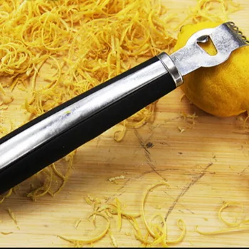 Нож за ренде за лимонова кора от неръждаема стомана 304, грейпфрутовая метално ренде за портокалова кора