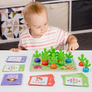 Номер Bubble Dragon Игра на памет, тренировка на логическо мислене, образование, забавни играчки от дървени строителни блокове за най-ранно детство