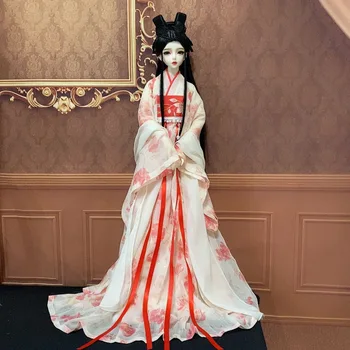 Облекло BJD 1/3 под формата на куклен рокли 1/4 1/6 пола, костюм за момичета в стила на Танг