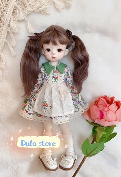 Облекло за кукли Dula Рокля, пола Flowers bloom Azone Licca ICY JerryB 1/6 Аксесоари за кукли Bjd