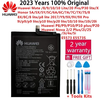 Оригинална Батерия за Huawei Капитан Nova Honor 2 3 5C 5А 6А 7 7C 7A 7X8 8A 8C 8X P8 9 Y9 P9 10 P10 20 P20 Lite Plus Pro Батерия