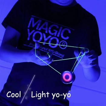 Оригинални нови рафтове MAGICYOYO Y02-AURORA cool lighting метален Йо-Йо Aurora LED Йо-Йо класически детски играчки