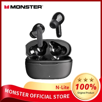 Оригиналните слушалки на Monster от N-lite Clear Talk TWS Earphoens Bluetooth 5.0 Слушалки ENC С Шумопотискане За разговори-обшивки С микрофон