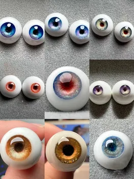 очните ябълки кукли BJD 12 мм и 14 мм и 16 мм, 18 мм, аксесоари за очите цветен серия