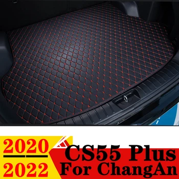 Подложка за Багажник на кола ChangAn CS55 Plus 2020-22 All Weather XPE Плосък Страничен Задната част на Товарен Делото Килим Подложка премахване на крайните Части на Багажника Багажная Хастар