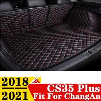 Подложка за Багажник на кола ChangAn CS35 Plus 2018-21 All Weather XPE Custom FIT Задната част на Товарен Делото Килим Подложка премахване на крайните Части на Багажника Багажная Хастар