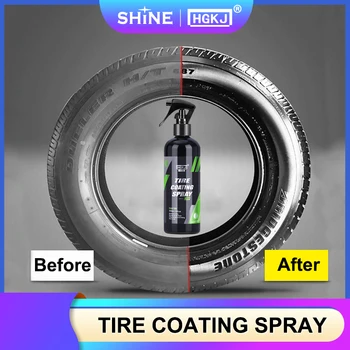 Покритие за блясък гуми Издръжливи гуми с висок гланц Лесното нанасяне на постно средство за ремонт на автомобилни гуми Очистительное покритие