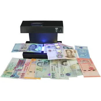 преносим детектор на пари, тестер за фалшиви банкноти, валута детектор, поддръжка на ултравиолетови лъчи и лупи 110/220 v