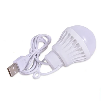 Преносима USB led лампа, мини лампа за къмпинг, 5, подвесная палатка, нощна светлина за риболов, захранване за четене на книги, настолна лампа Birght