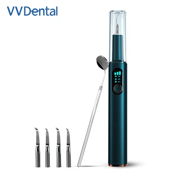 Преносими електрически иригатор за устната кухина VVDental за премахване на плака, зъбен камък и плака, обзавеждане за избелване на зъбите