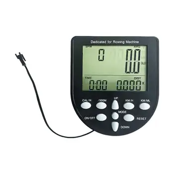 Преносимото LCD монитор, брояч за измерване на скоростта за гребного на тренажор, велосипед