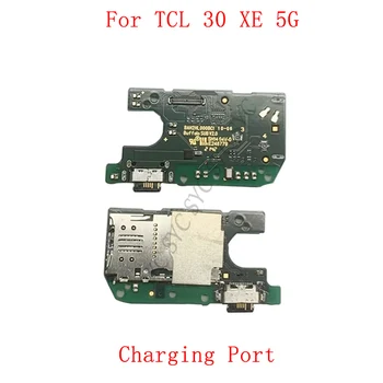 Първоначалната такса конектор, USB порт за зареждане на TCL 30 XE 5G T767 с вход за зареждане от устройство за четене на сим-карти, резервни Части