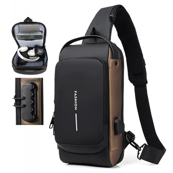Пътна мъжка чанта на рамото, нагрудная чанта за гърдите, чанта през рамо, мъжки чанти-месинджър, мотоциклети раница, мъжки чанти, многофункционална чанта