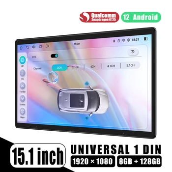 РАДВАМ Нови продукта Android 12 Универсален Автомобилен Радио Стерео Multimeida Видео плейър С 15,1 
