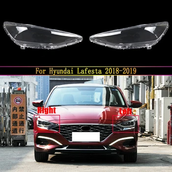 Размерът на фаровете на кола, калъф за автоматично осветление, лампа прозрачен корпус лампи, със стъклен капак на обектива фарове за Hyundai Lafesta 2018 2019