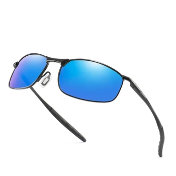 Реколта ретро слънчеви очила мъжки поляризирани Минус рецепта за Класически слънчеви очила за мъже зад волана UV400 Квадратни мъжки слънчеви очила