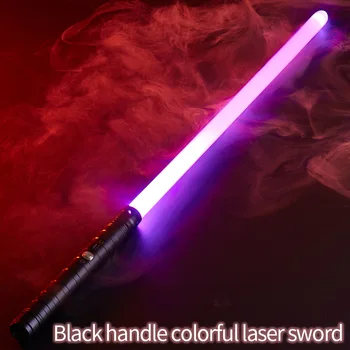 Светлинен меч с гравитационным сензор REikirc, метален лазерен меч 7/15 цветове, акумулаторна играчка, вечерни светещи мечове