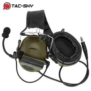 Силиконови слушалки TAC-SKY COMTAC II за лов и стрелба на открито, защита на слуха, намаляване на шума, тактически слушалки + U94 ПР